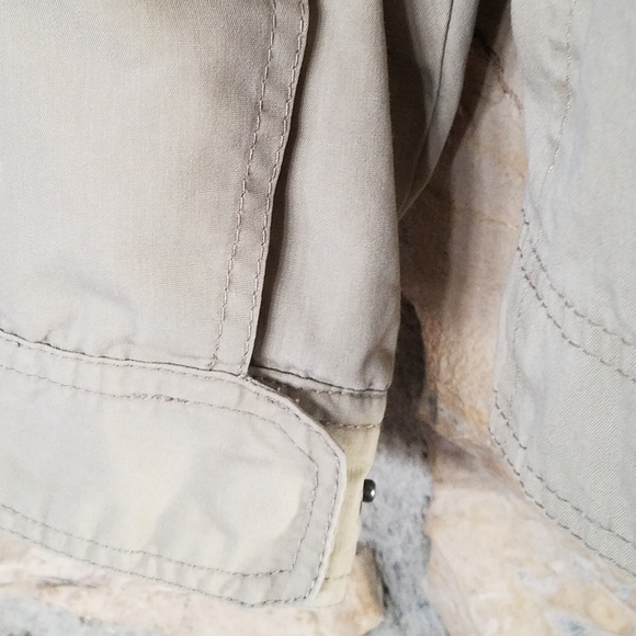 Quiksilver Tan Lightweight Zip Up Jacket SZ: L - Picture 12 of 16